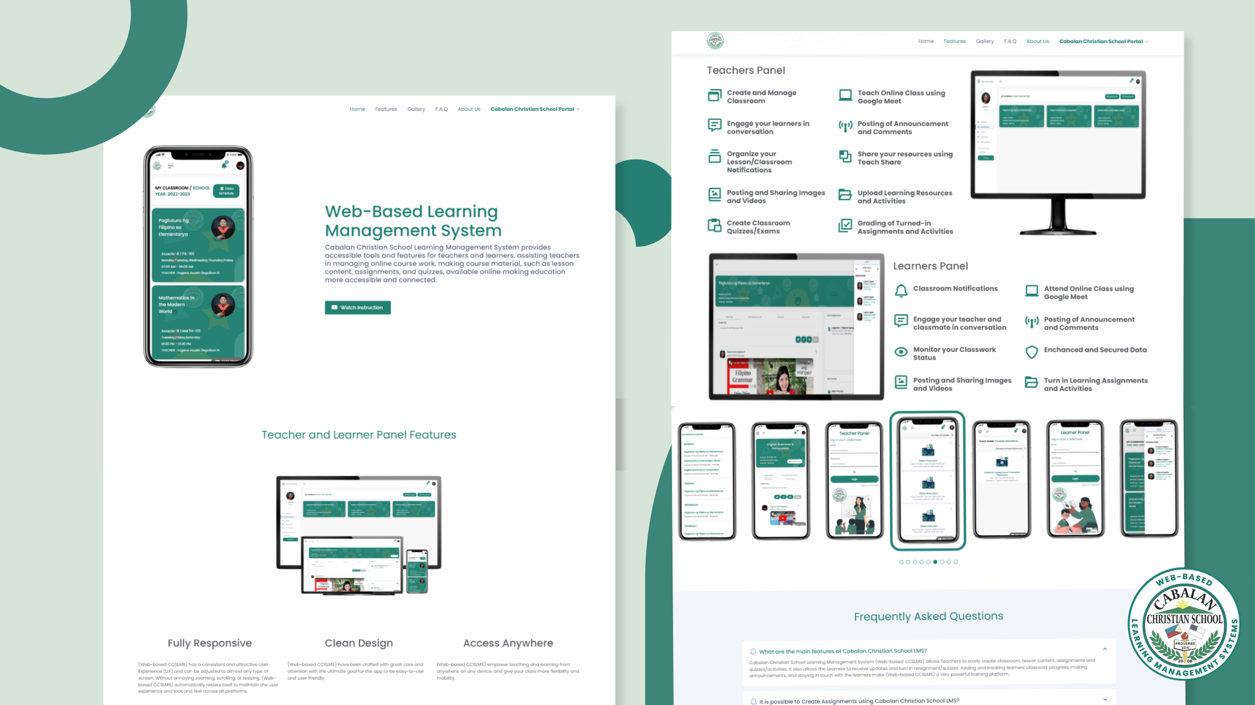 CCSLMS Landing Page