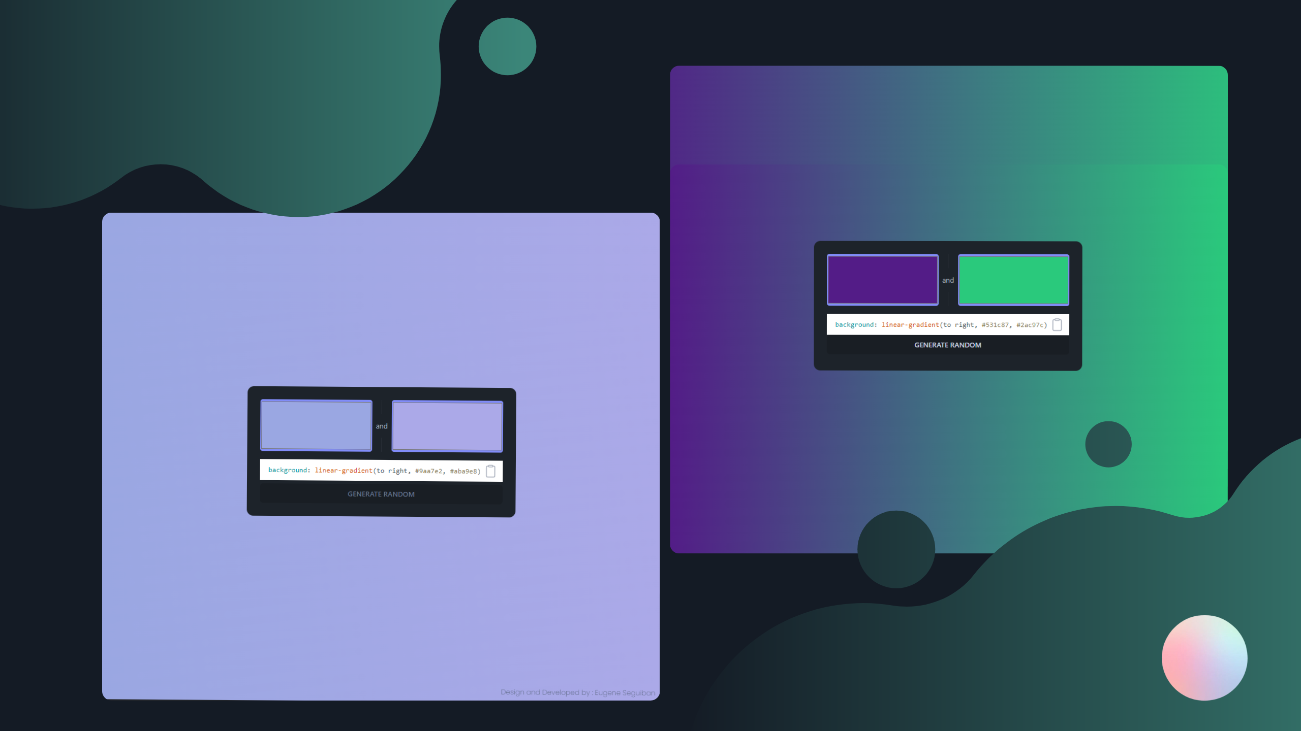 Gradient Me : A tool for generating gradient backgrounds